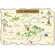 Room Mates Licensed Designs 100 Aker Wood Peel and Stick Map
