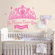 Room Mates Princess Sleeps Here Peel and Stick Giant Wall Decal with Personalization