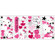 Room Mates Hello Kitty Couture Peel and Stick Wall Decals