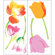 Blue Mountain Wallcoverings Tulip Mania  Wall Art