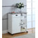 InRoom Designs Kitchen Cart with Marble Top