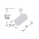 WAC Lighting Flat Back Cylinder Luminaire Line Voltage Track Head