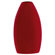 George Kovacs by Minka Wall Sconce with Oval-Shaped Case Red Glass Shade