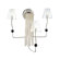 George Kovacs by Minka Families Wall Sconce with Clear Glass in Chrome