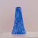 George Kovacs by Minka Wall Sconce with Flare-Shaped Shade in Blue Cloud Glass