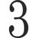 Atlas Homewares 6" The Traditionalist House Numbers