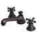 Water Creation London Widespread Bathroom Faucet with Double Cross Handles
