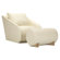 Snug Slope Lounge Chair and Ottoman