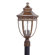 Great Outdoors by Minka Castle Ridge  Post Mount in Mossoro Walnut with Silver
