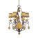 Metropolitan by Minka Monte Titano Six Light Chandelier in Monte Titano Oro with Optional Ceiling Medallion