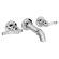 Graff Bali Wall Mounted Bathroom Sink Faucet with Double Lever Handles