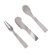 Paderno World Cuisine Mother of Pearl Caviar Spoon in White