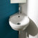 Bissonnet Corner Bowl Sink with Push-touch Drain