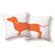 Naked Decor Happy Solid Reversible Hot Dog Pillow