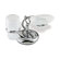 Stilhaus by Nameeks Elite Classic Style Glass Soap Dish and Tumbler in Chrome