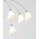 LBL Lighting TwiLight Glass Teardrop 20 Light Chandelier 