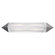 LBL Lighting Futura 36W One Light Outdoor Wall Sconce in Silver