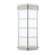 LBL Lighting Modular New York Small Outdoor Wall Light in Stainless Steel