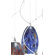 LBL Lighting Monty Mouth Blown Murano 1 Light Pendant