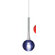 LBL Lighting Crystal Ball 1 Light Mini Pendant