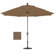 California Umbrella 11' Fiberglass Market Collar Tilt Umbrella