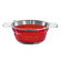 Rosle 8" Foldable Strainer in Red