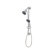 Price Pfister Drilless Slide Bar Volume Control Shower Faucet with Hand Shower