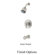 Price Pfister Contempra Tub and Shower Faucet Set