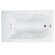 American Standard 5' x 32" Cadet Whirlpool with StayClean Hydro Massage System I