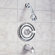 American Standard Hampton Bath Tub and Shower Faucet with Porcelain Lever Handle