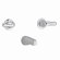 American Standard Colony Soft Double Handle Wall Mount Bath Tub Faucet Metal Lever Handle