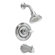 American Standard Hampton Bath Tub and Shower Faucet with Porcelain Lever Handle