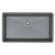 Blanco Precis Super Single Bowl Sink in Metallic Gray