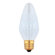 Bulbrite Industries 40W Fiesta Style F15 Chandelier Bulb in White