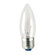 Bulbrite Industries 60W Krystal Touch Torpedo Chandelier Bulb in Bright White