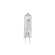Bulbrite Industries 100W Clear Halogen Line Voltage GY6 Bulb