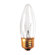 Bulbrite Industries 60W Incandescent Torpedo Chandelier Bulb with E26 Base in Clear