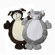 MultiPet Two Faced Dog and Cat Plush Toy