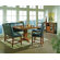 Steve Silver Furniture Plato Leather Kitchen Bench