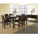 Steve Silver Furniture Ice Counter Height Dining Chair in Multi-Step Dark Rich Cherry