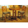 Alpine Furniture Santa Fe 3 Piece Bar Table Set in Caramel Oak