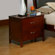 Alpine Furniture Newport 2 Drawer Nightstand