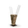 AK47 Bamboo Metal Log Rack