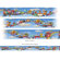 4 Walls Alphabet Train Mural Style Border