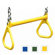 Gorilla Playsets Trapeze Bar 21" with Rings in Yellow