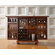 Crosley Cambridge Expandable Bar Cabinet in Classic Cherry