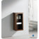 Fresca Bathroom Linen Side Cabinet with 2 Glass Shelves