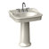 Porcher New Savina 27" Pedestal Bathroom Sink
