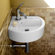 Porcher Solutions Small Corner Bathroom Sink