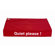 Sit On It Doggie Style Beanbag in Quiet Please Lipstick Red